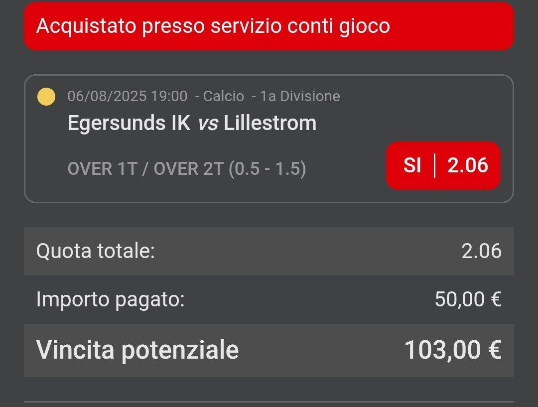 Giocata del giorno